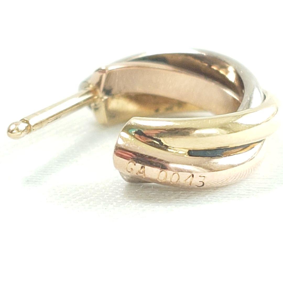 【磨き済み】カルティエ トリニティ フープ ピアス 片耳用 6460