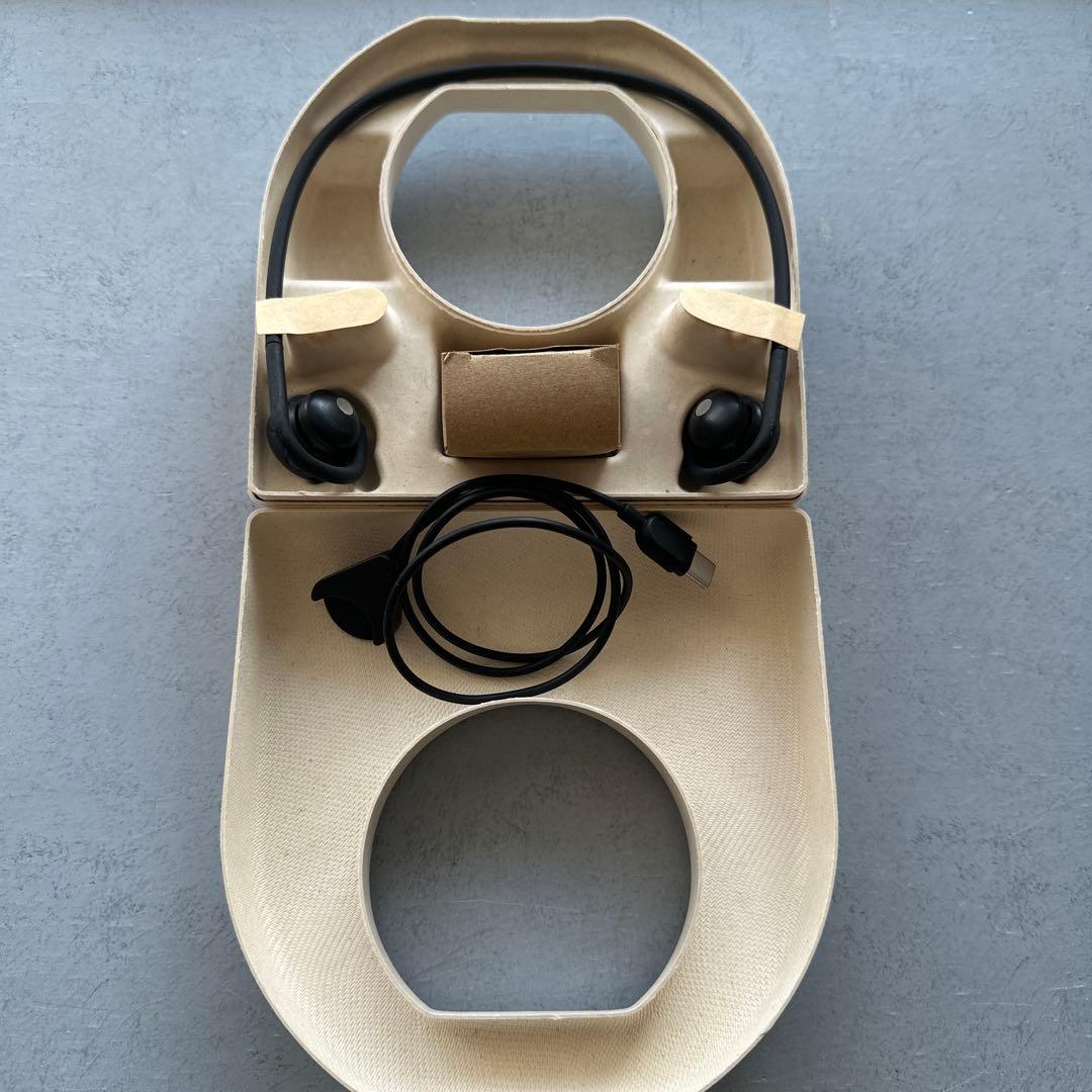 nwm GO ワイヤレスイヤホン ネックバンド式 ブラック