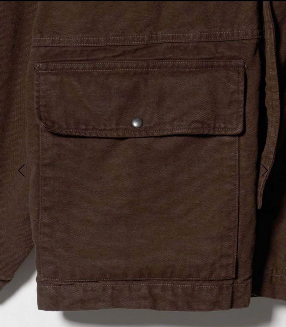 HグラデーションOCカバーオールサイズM襟レザーOVY KAJA オーラリー