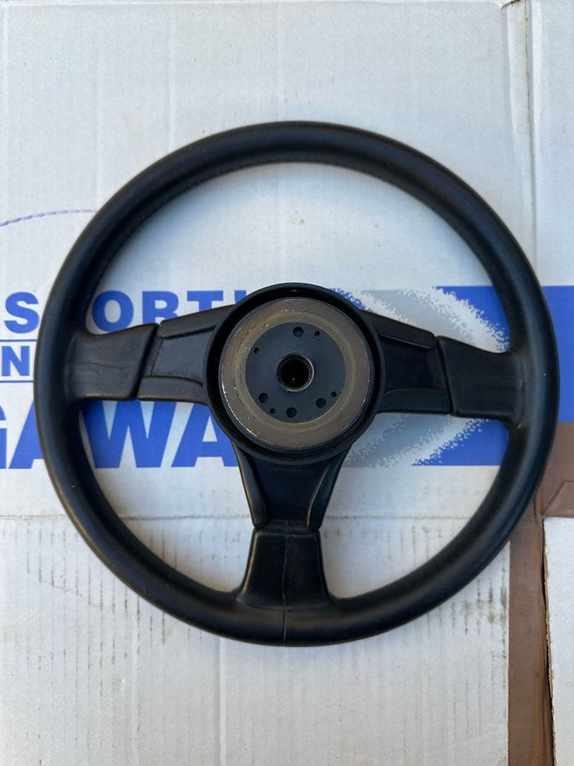 希少　当時物　TOM'S Racing レザーステアリング　36パイ