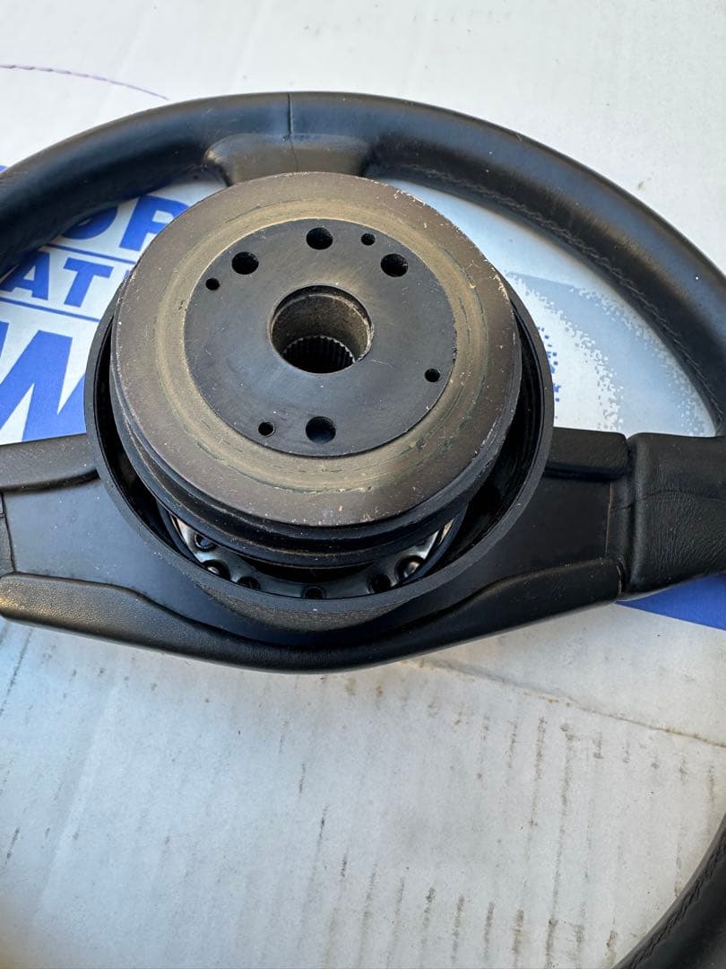 希少　当時物　TOM'S Racing レザーステアリング　36パイ