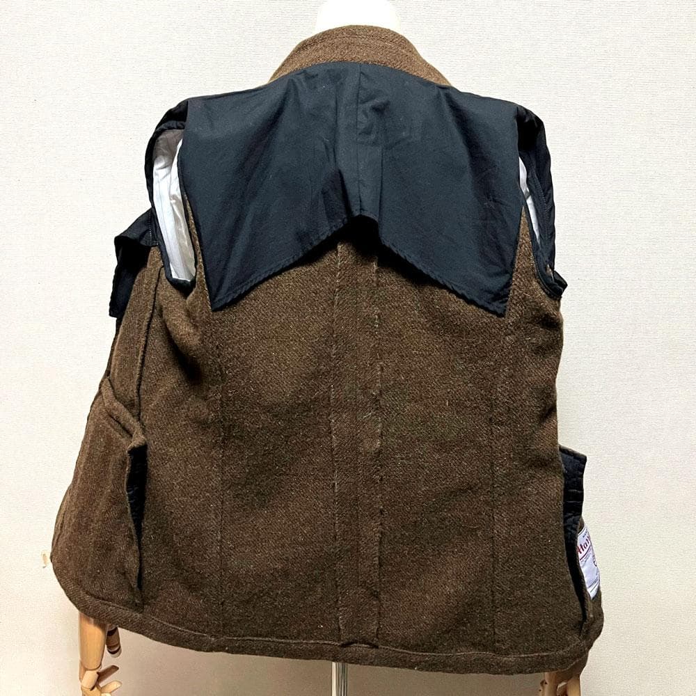 美品 旧タグ マーガレットハウエル ハリスツイード ジャケット ピークドラペル