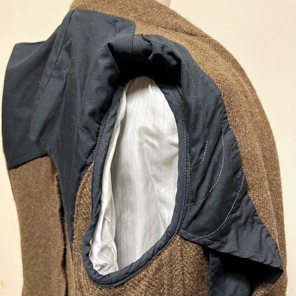 美品 旧タグ マーガレットハウエル ハリスツイード ジャケット ピークドラペル