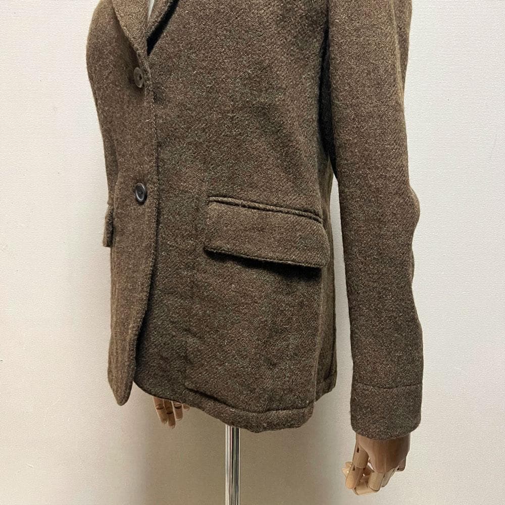 美品 旧タグ マーガレットハウエル ハリスツイード ジャケット ピークドラペル