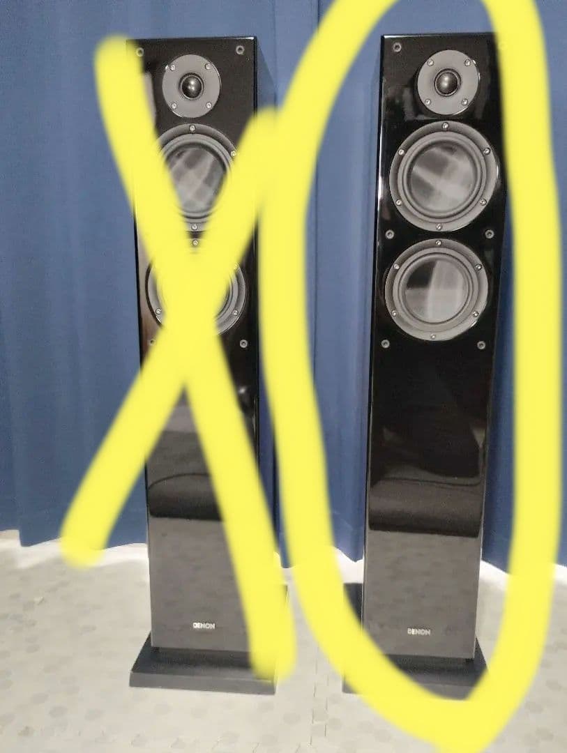 【右側】DENON　SC-T55SG　トールボーイスピーカー