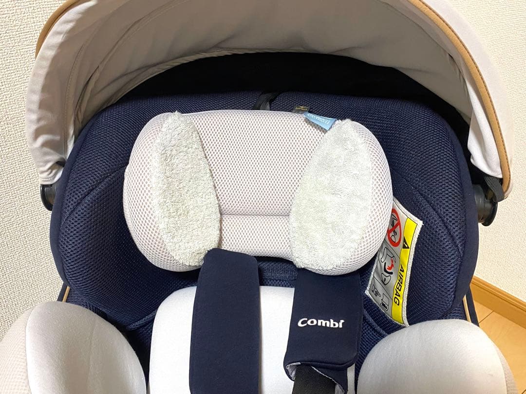 コンビ クルムーヴ スマート ISOFIX エッグショック チャイルドシート 紺