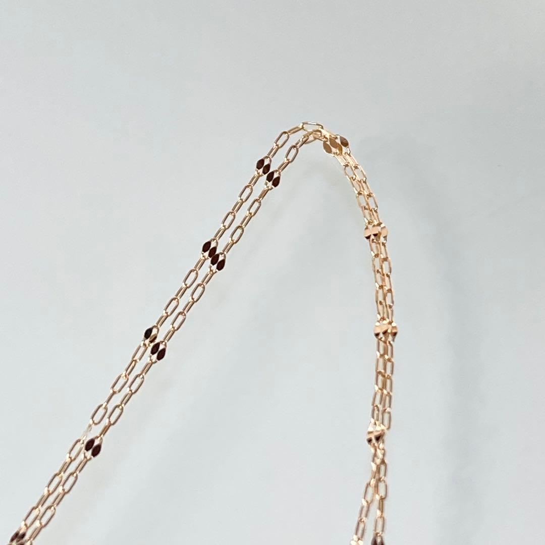 ete（エテ）K10YG ペタルチェーン ネックレス　現行品