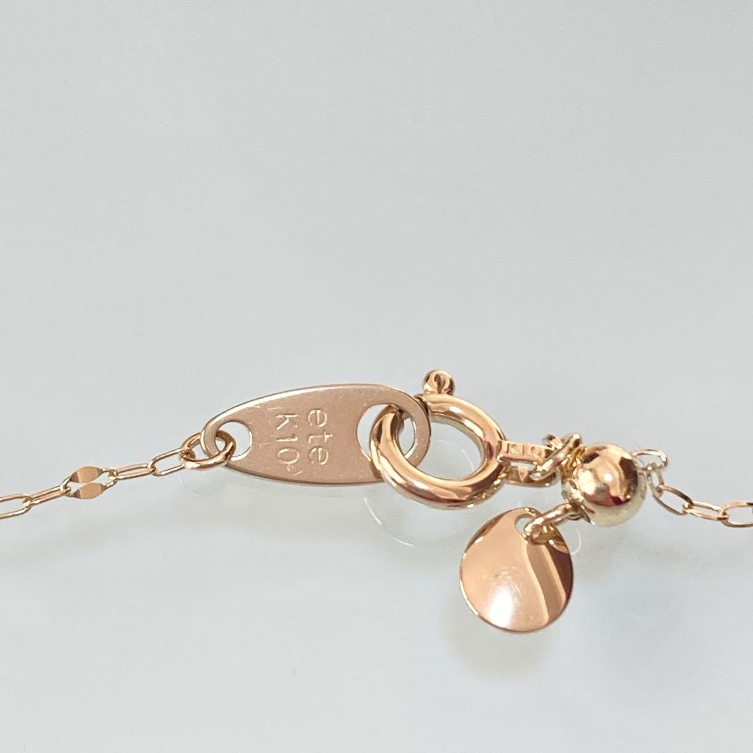 ete（エテ）K10YG ペタルチェーン ネックレス　現行品