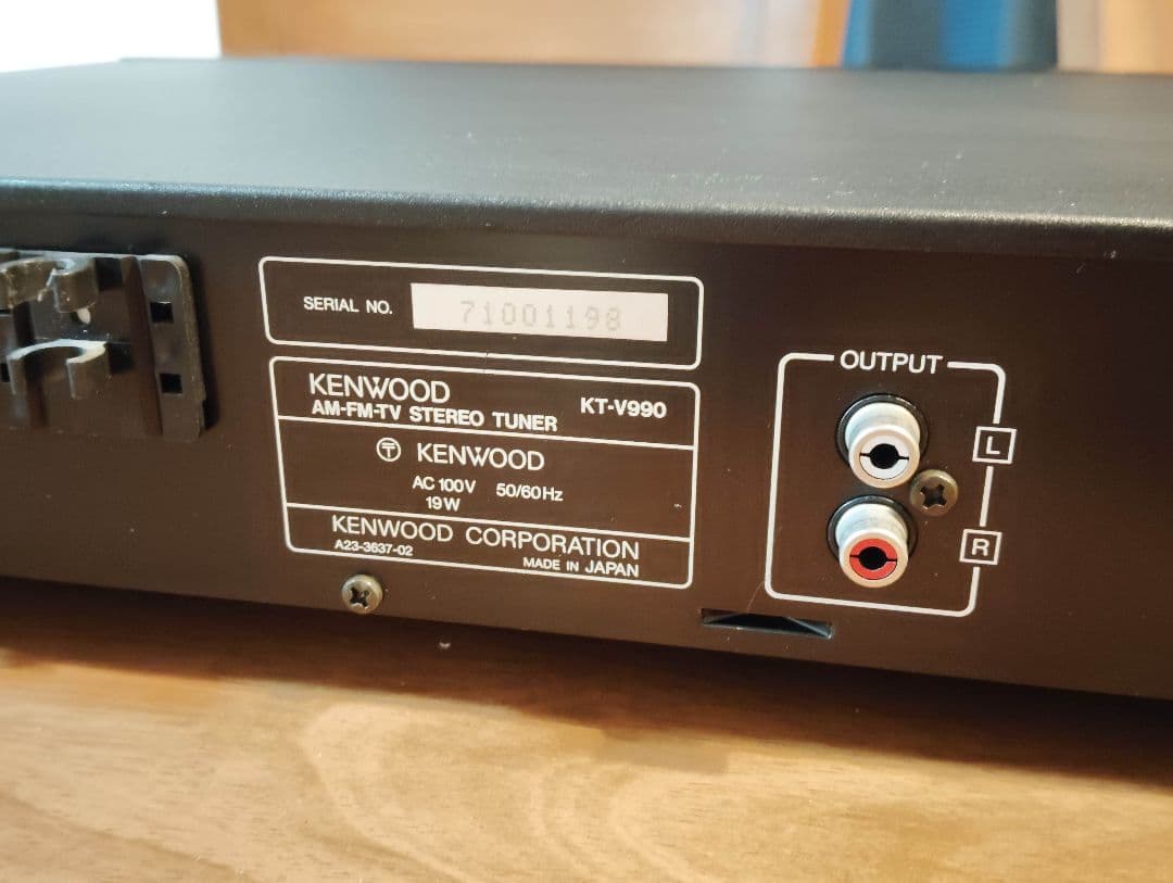 KENWOOD ケンウッド KT-V990 ステレオ チューナー