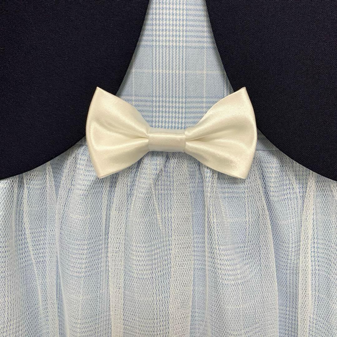 sakura サクラ　120 フォーマルワンピース　水色　入学式　卒園式