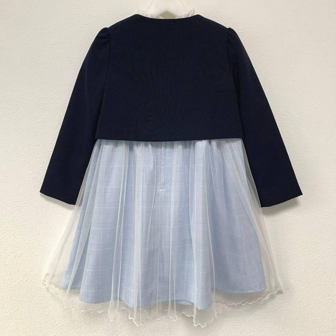 sakura サクラ　120 フォーマルワンピース　水色　入学式　卒園式