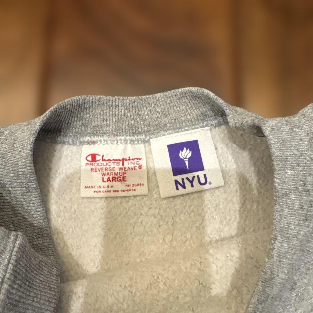 チャンピオン　リバースウィーブ　赤タグ　NYU