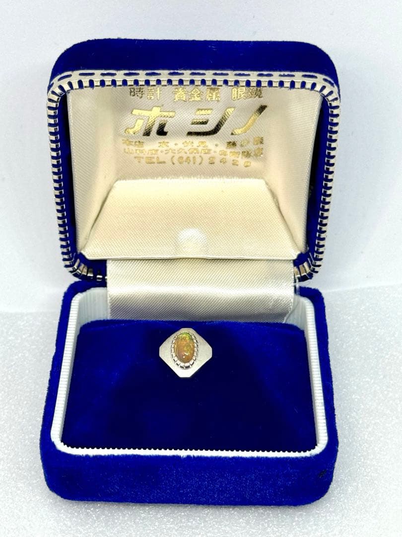 【美品★高級★希少】ファイヤーオパール　ネクタイピン　Pt900