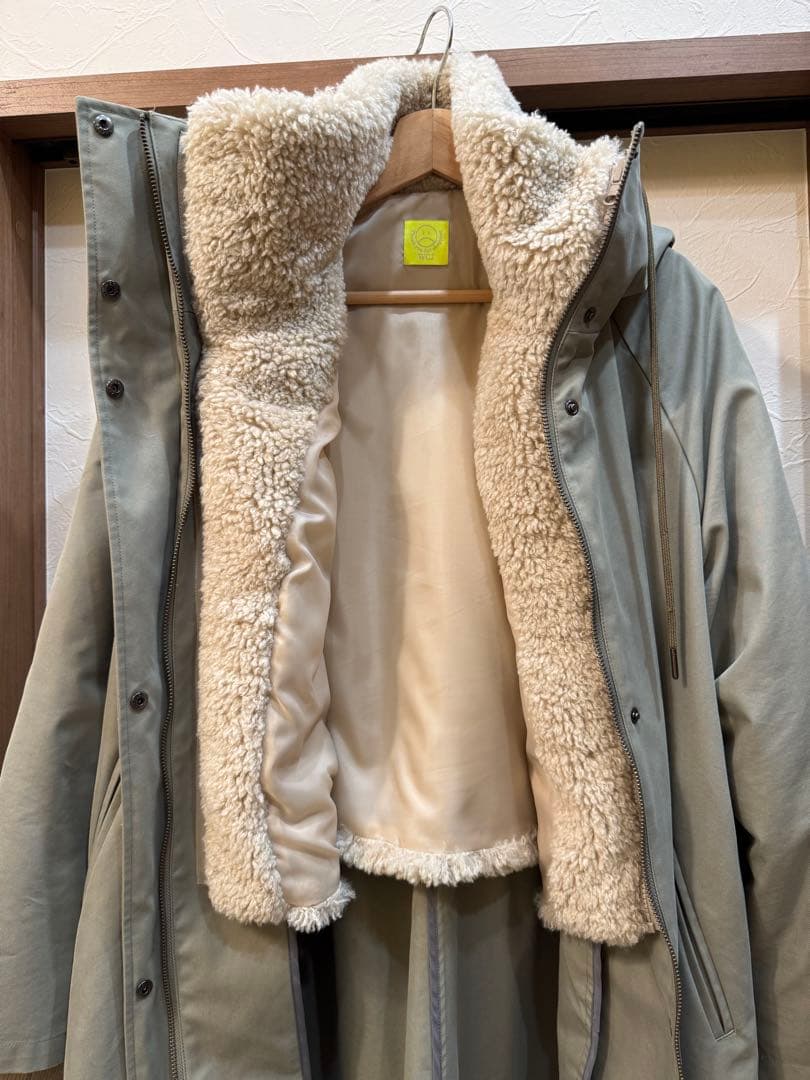 wcj 【撥水】エコファーライナー付きコート　若槻千夏さん