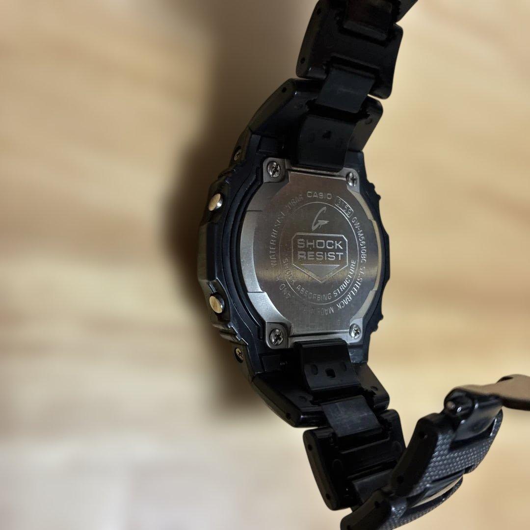 カシオ　G-SHOCK ブラック　タフソーラー　コンポジットバンド