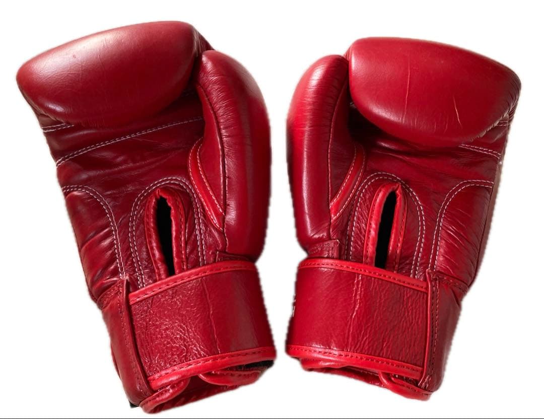 m*a様 WINDY ボクシンググローブ 8oz 赤 マジックテープ 8オンス