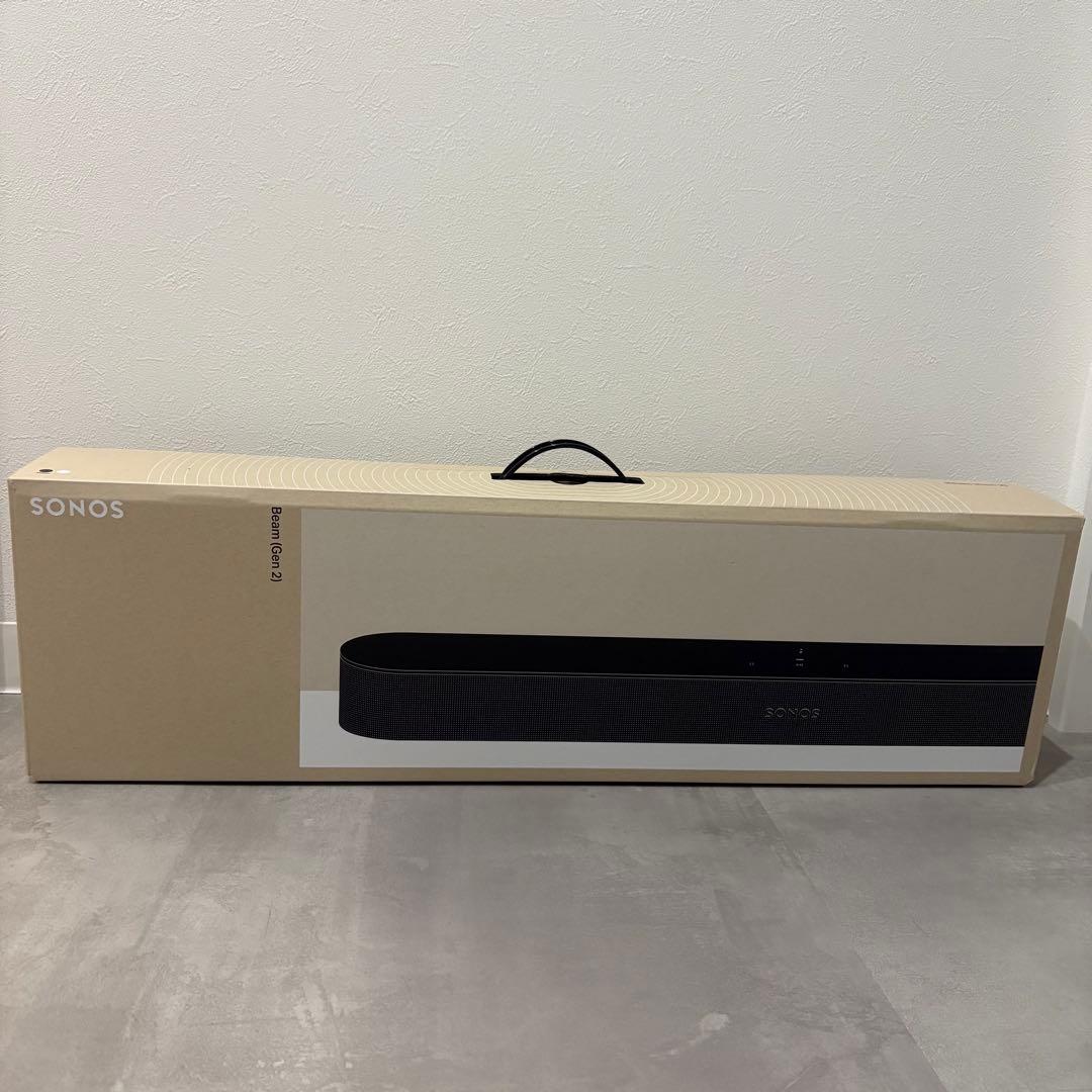 新品未開封　SONOS Beam gen2 ブラック　サウンドバー　スピーカー