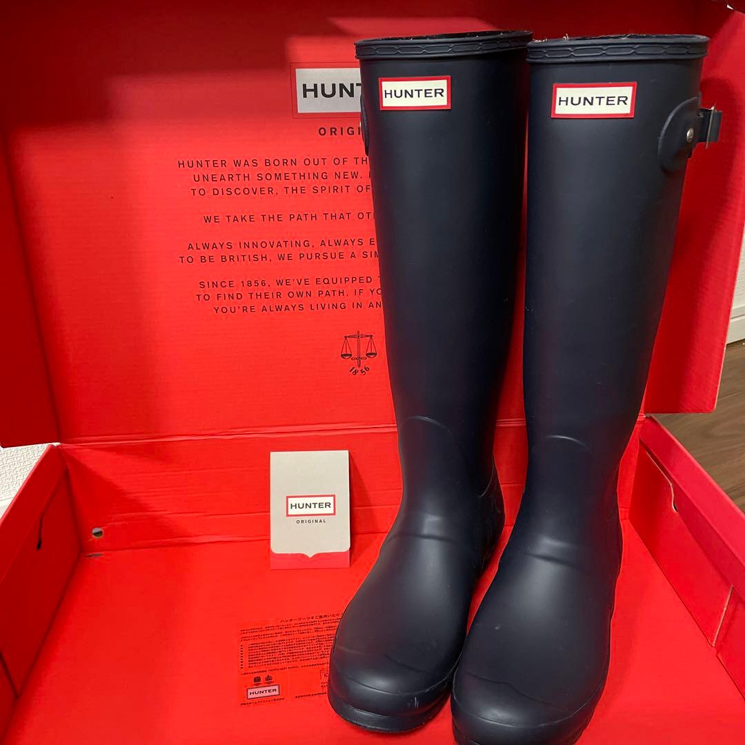 HUNTER オリジナルトールウェッジソール　ネイビー