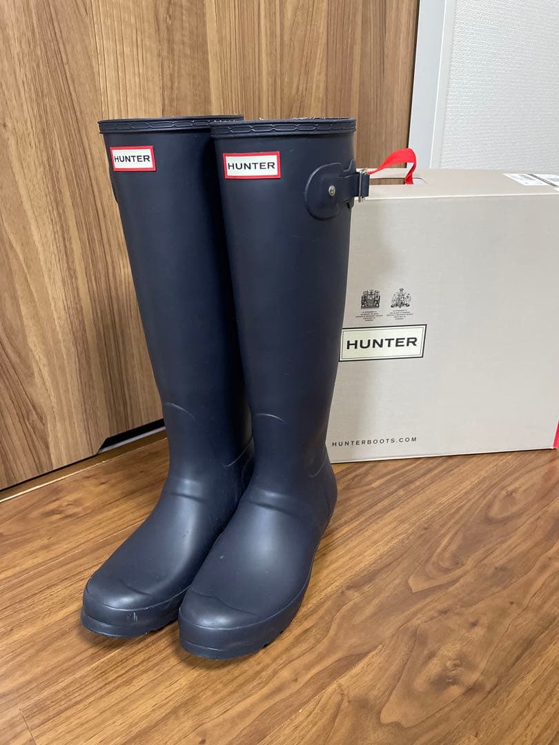 HUNTER オリジナルトールウェッジソール　ネイビー