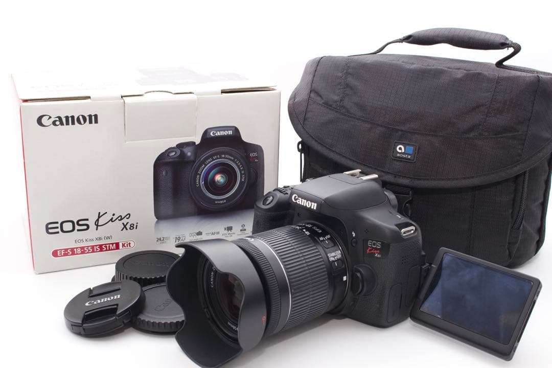 Canon EOS Kiss X8i STMレンズ Wi-Fi搭載　スマホ転送
