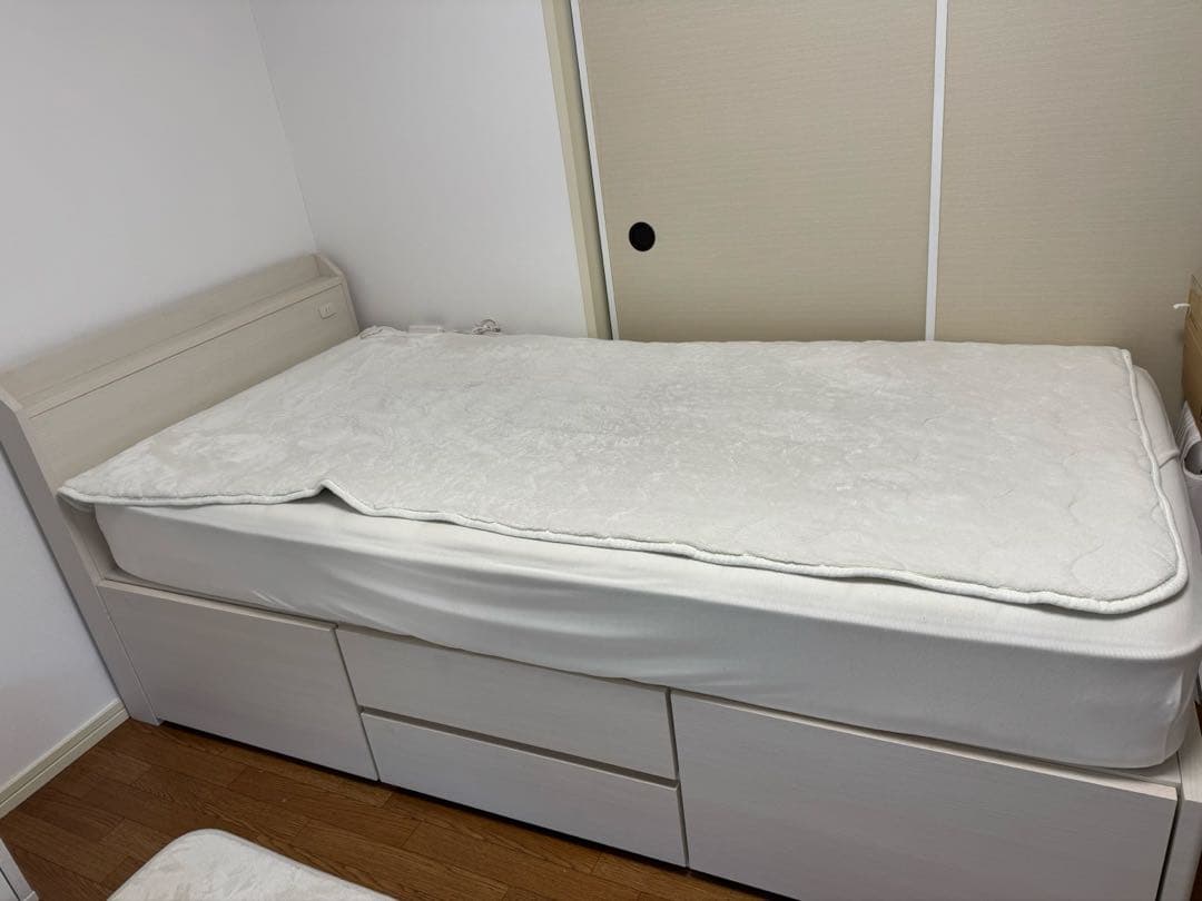 ニトリシングルベッドフレーム（ジオチェスト40T/WW） 3 「3月10日まで」