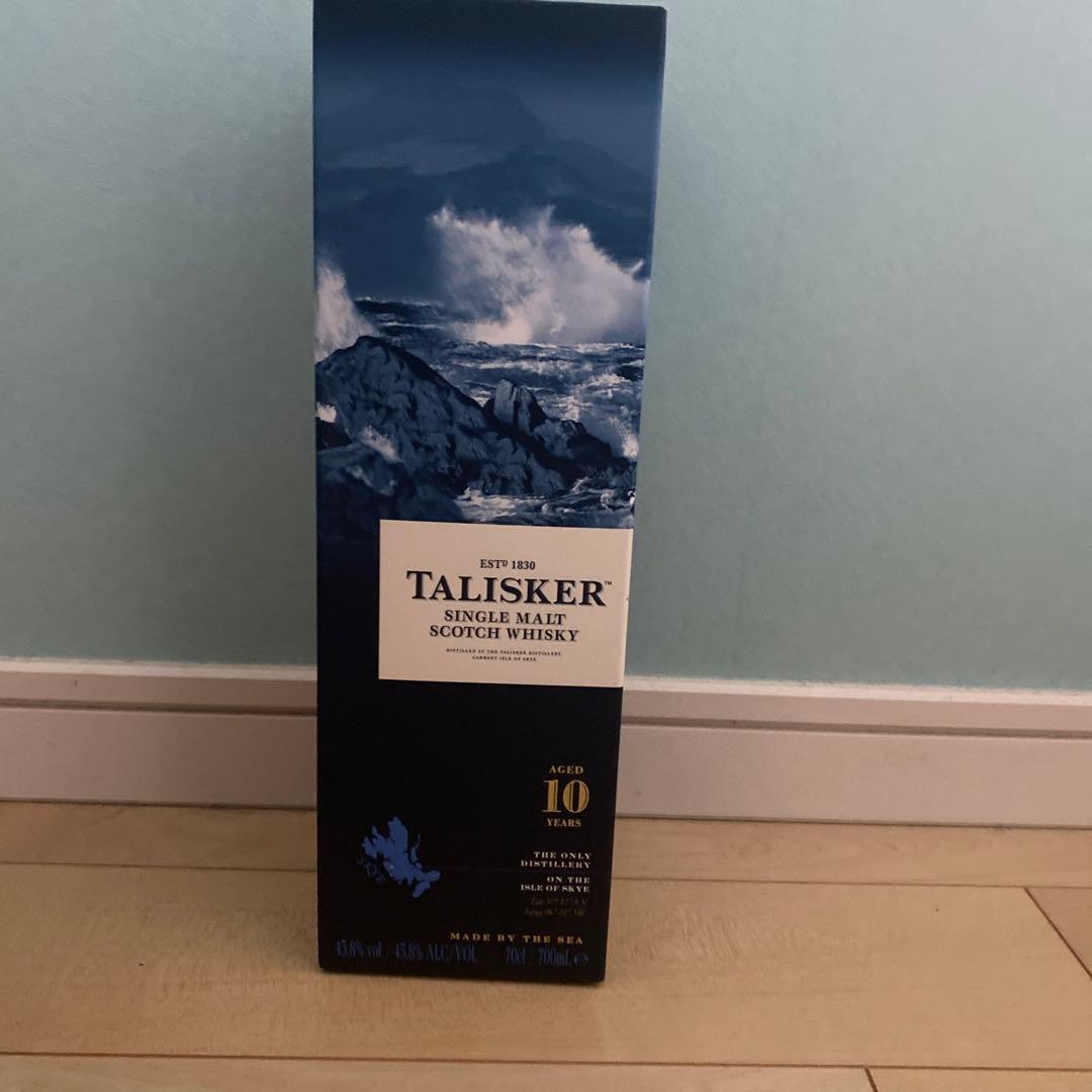 TALISKER 10年 シングルモルトウイスキー　オールドボトル　箱付き