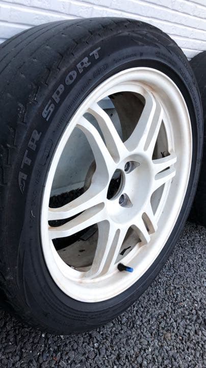 スパルコ鍛栄舎 16インチ 7J 4/100 +33 タイヤホイール４本セット