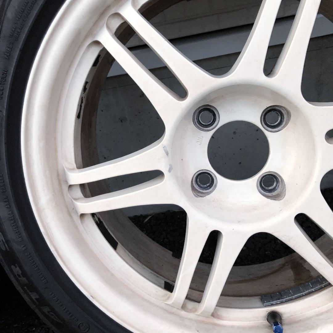 スパルコ鍛栄舎 16インチ 7J 4/100 +33 タイヤホイール４本セット