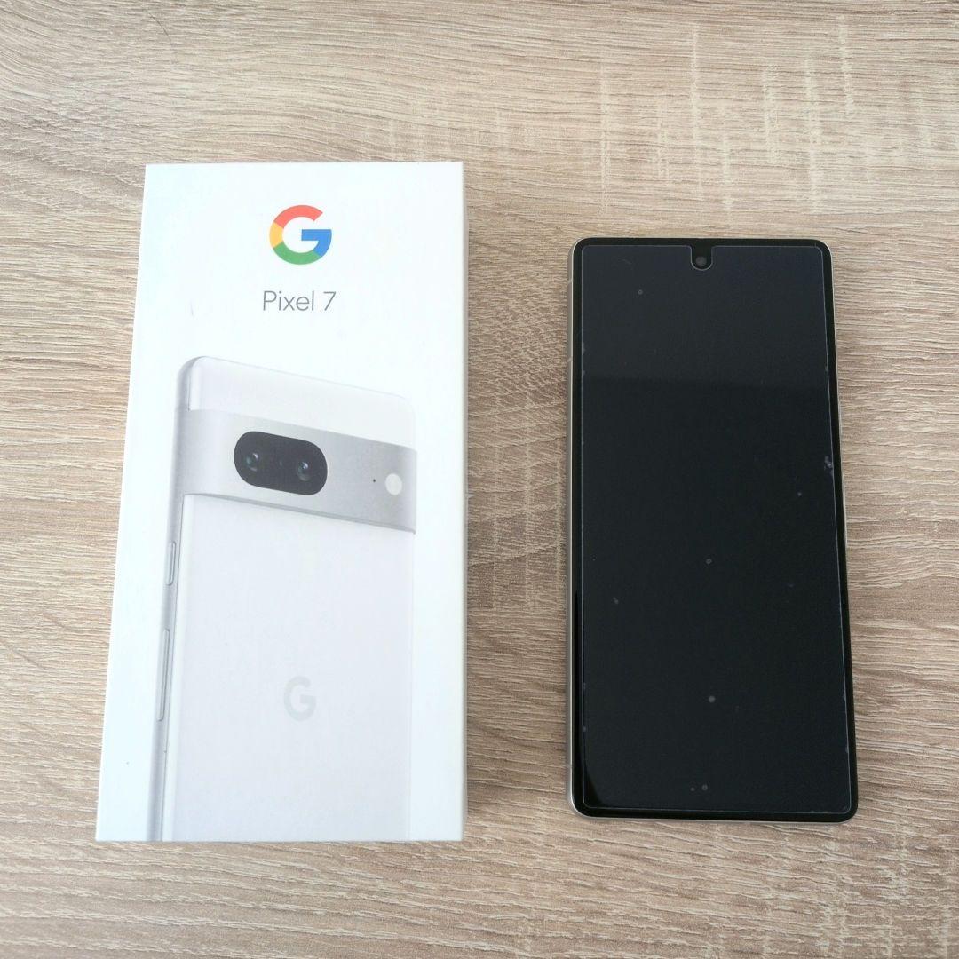 Pixel7 128GB ホワイト 本体 画面浮きあり