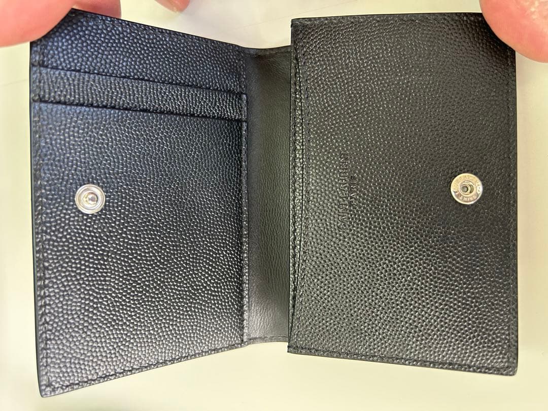 【最終値下げ】サンローラン(SAINT LAURENT)ブラック名刺入れ