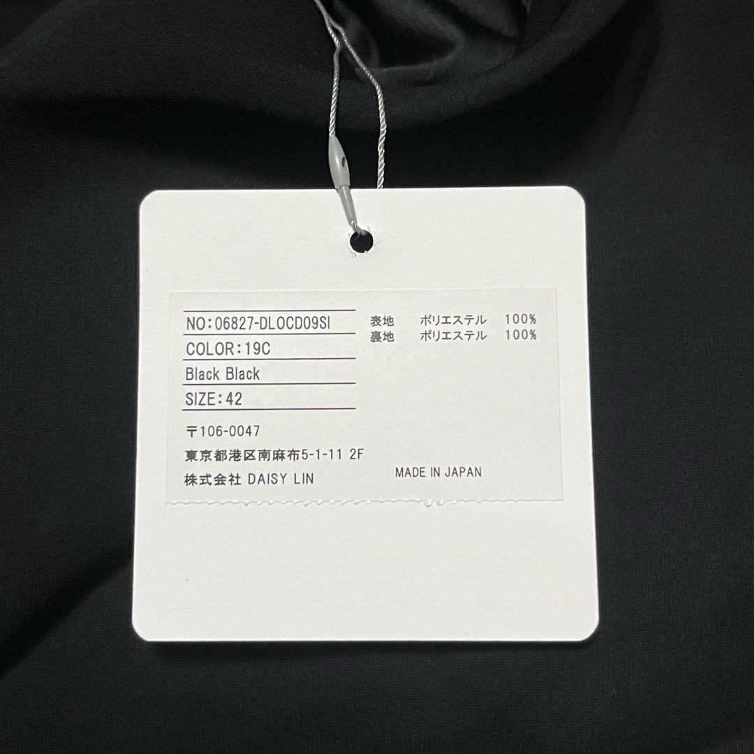 【新品タグ付き✨】フォクシー　ひざ丈ワンピース　クールエレガンス　42サイズ　黒