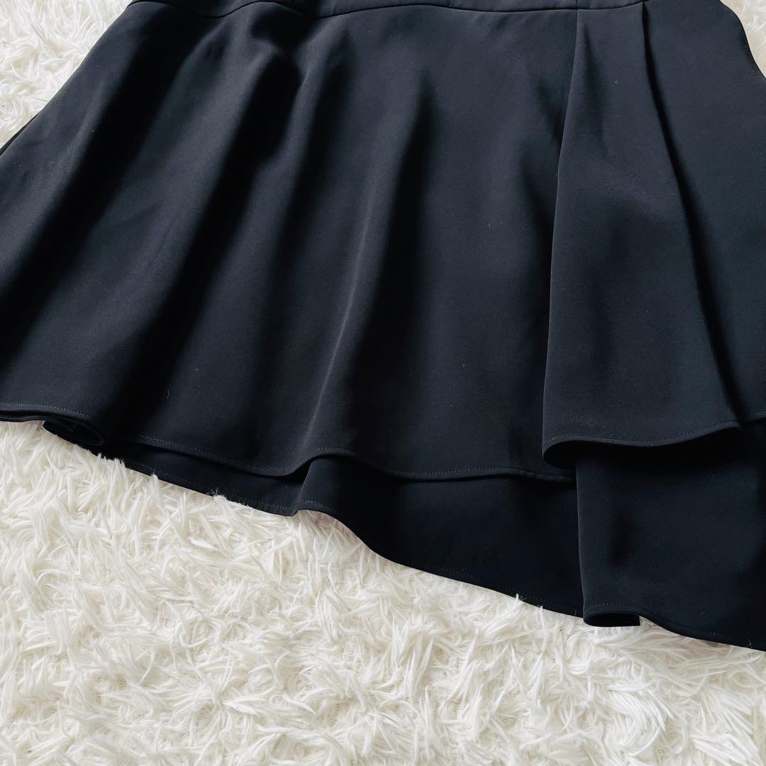 【新品タグ付き✨】フォクシー　ひざ丈ワンピース　クールエレガンス　42サイズ　黒