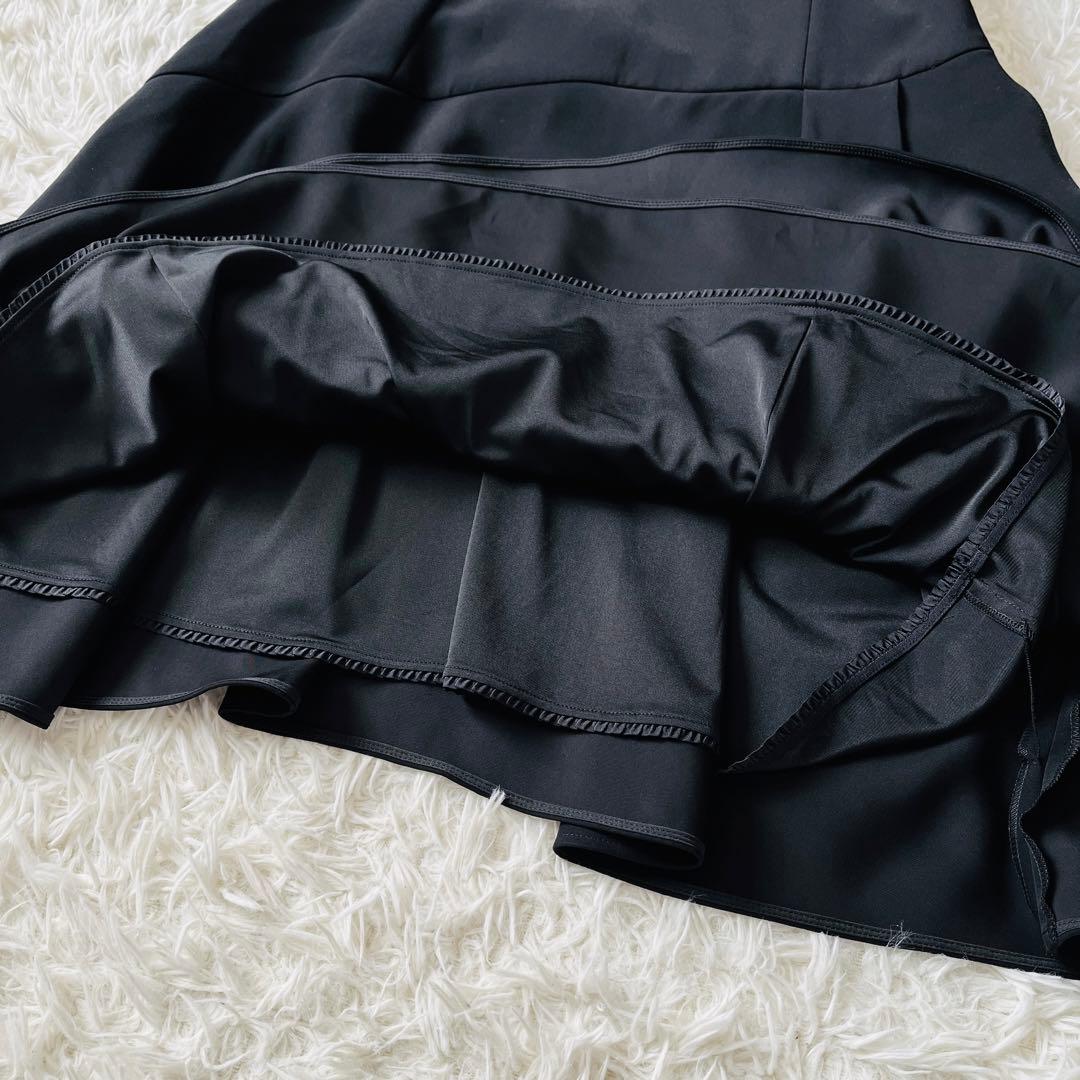 【新品タグ付き✨】フォクシー　ひざ丈ワンピース　クールエレガンス　42サイズ　黒