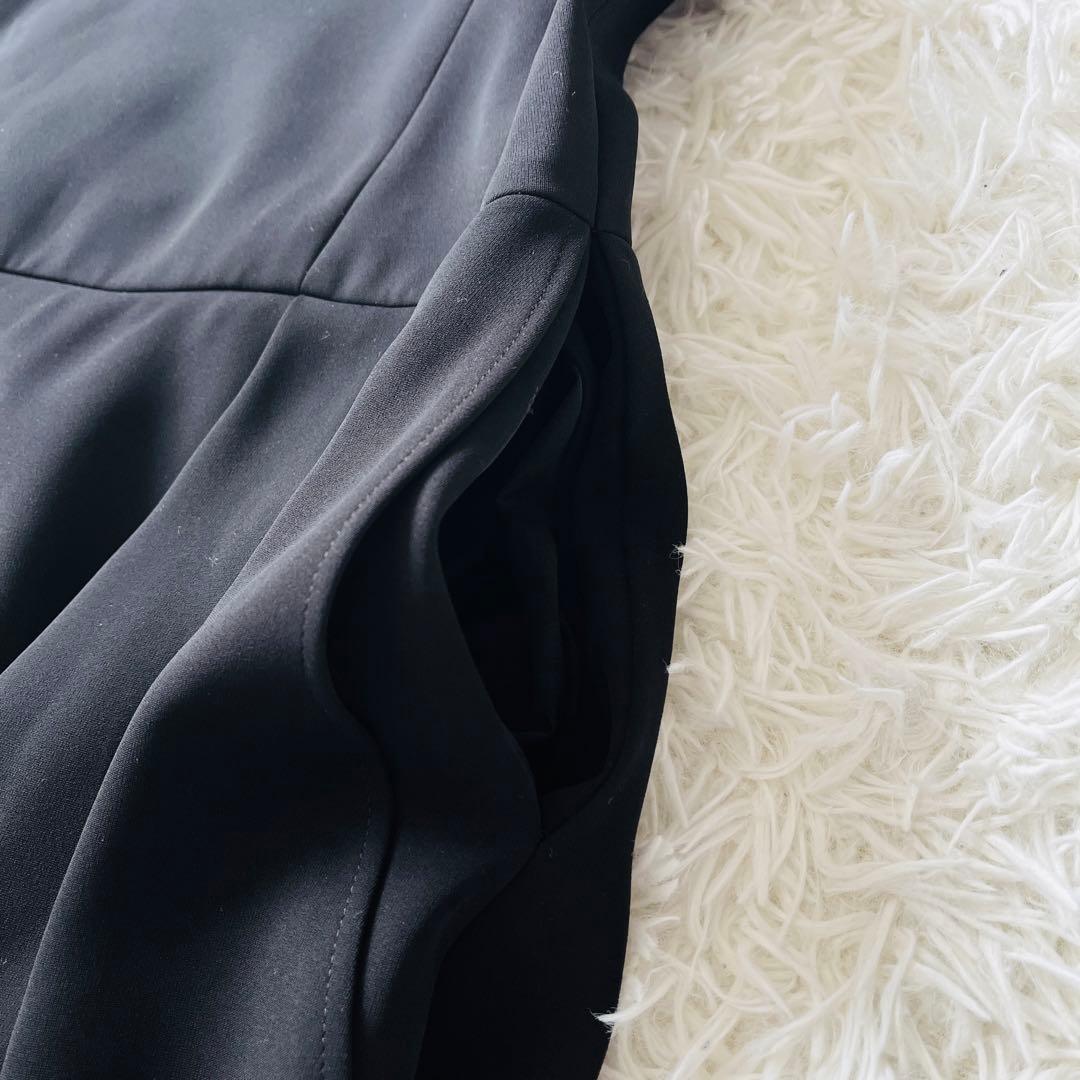 【新品タグ付き✨】フォクシー　ひざ丈ワンピース　クールエレガンス　42サイズ　黒