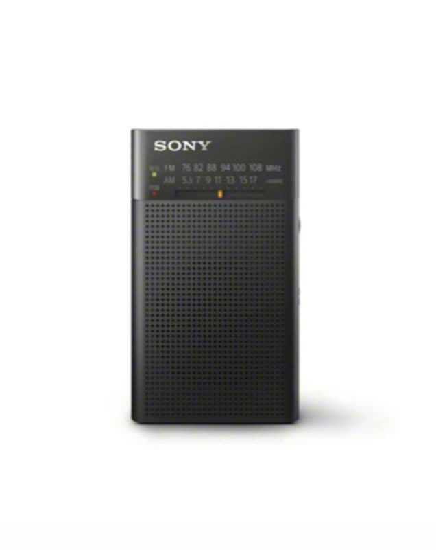 SONY ポータブルハンディラジオ ICF-P27 ブラック