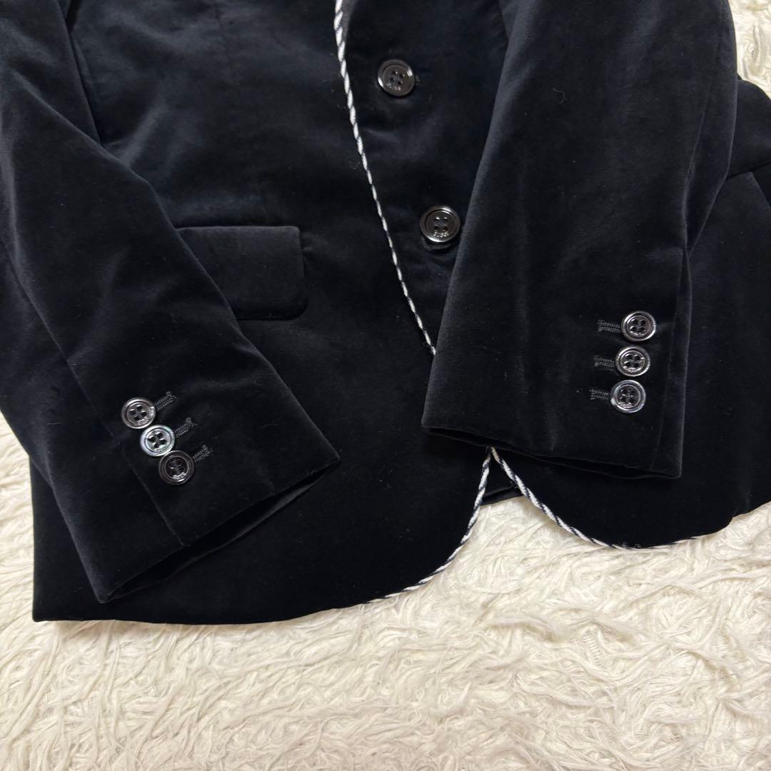 希少 現行 GUCCI ベロア セットアップ スーツ フォーマル ブラック 6