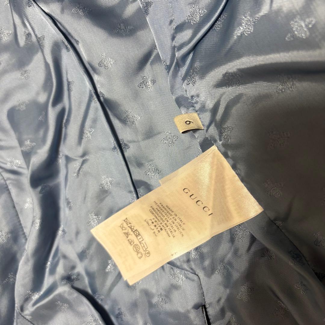 希少 現行 GUCCI ベロア セットアップ スーツ フォーマル ブラック 6