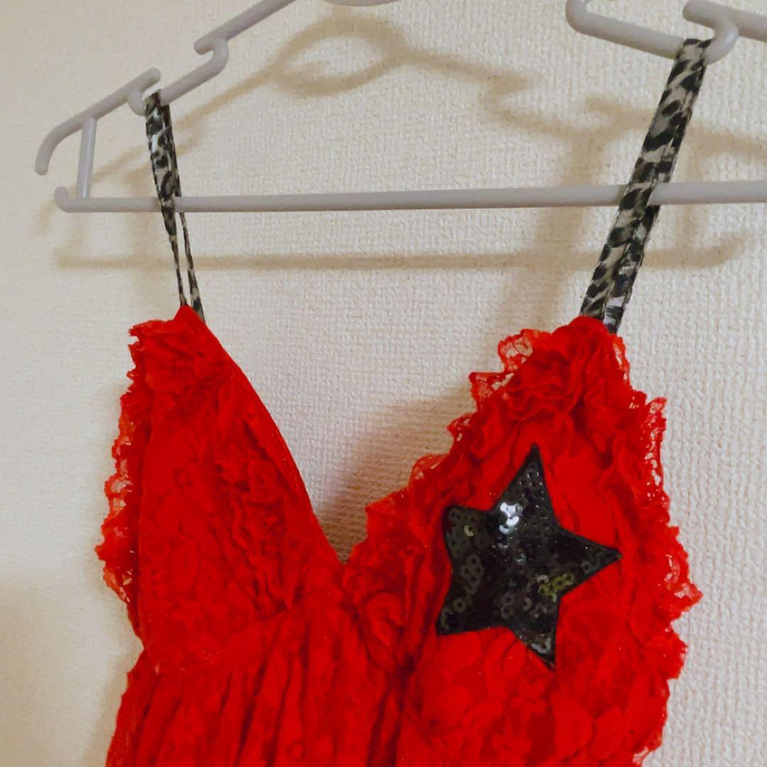 GLAVIL by tutuha 星ワッペンレースキャミワンピース 平成 y2k