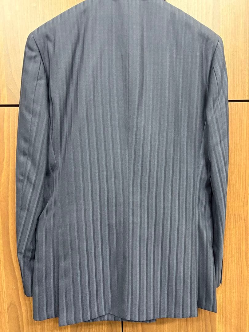 【美品】TENORAS 3ピースダブルスーツ ネイビーM