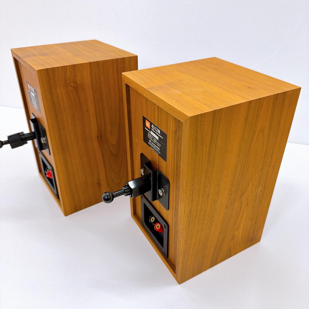 【美品】JBL 4312M　ペア スピーカー ブラケット付き