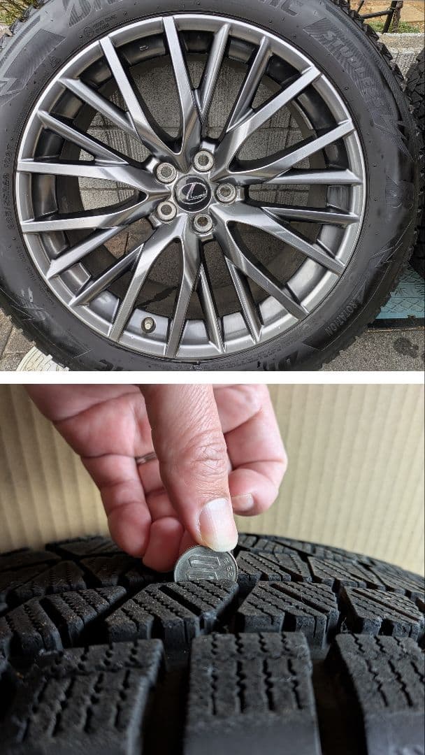 ☆330☆レクサスＲＸ 20インチ スタッドレスタイヤ・ホイールセット