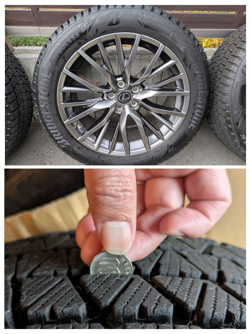 ☆330☆レクサスＲＸ 20インチ スタッドレスタイヤ・ホイールセット