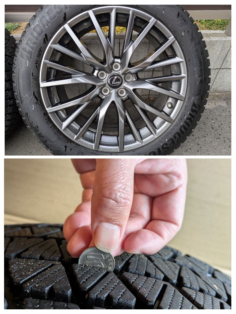 ☆330☆レクサスＲＸ 20インチ スタッドレスタイヤ・ホイールセット