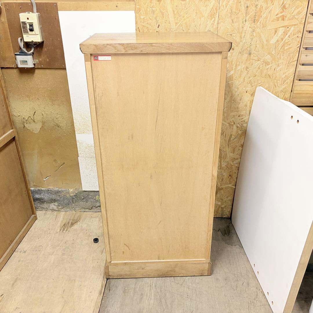 北海道家具 ハイチェスト 引き出し 収納 スリム 整理箪笥 家具 天然木