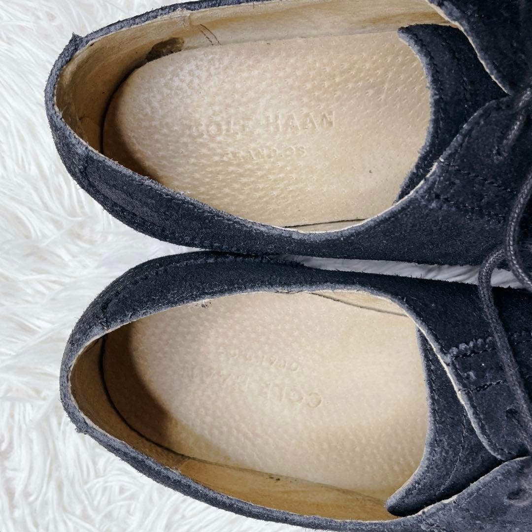 美品✨コールハーン ウイングチップ ブラック グランドオーエス スウェード