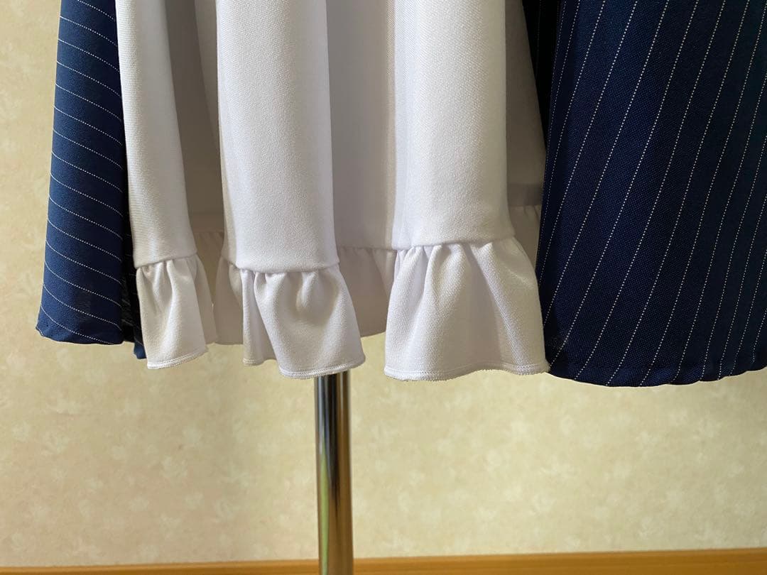 あ*い様 Favorite 猫目トヲルコラボ 長袖ワンピース ストライプ ミディ