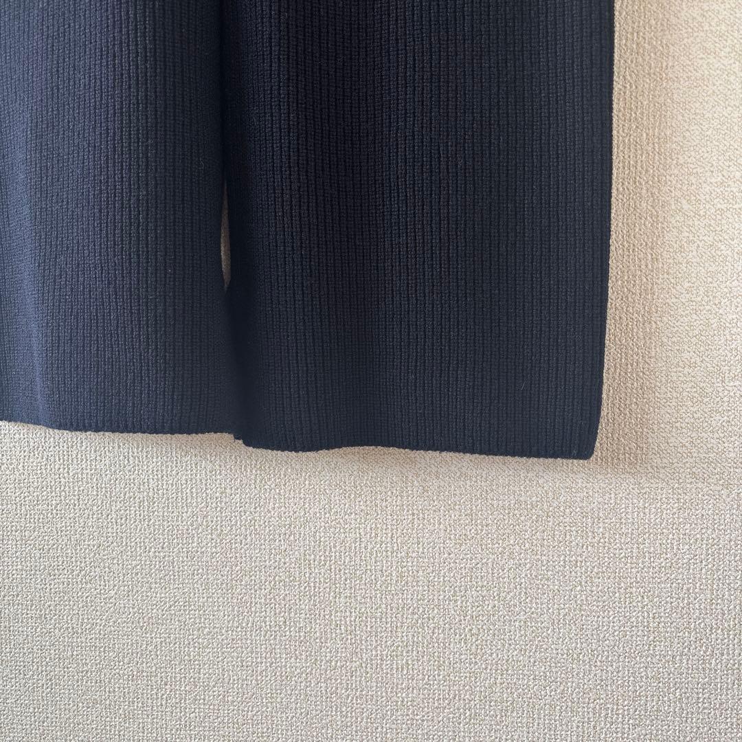 MUSE ドゥーズィエムクラス　OLBIA RIB リブパンツ36 ネイビー