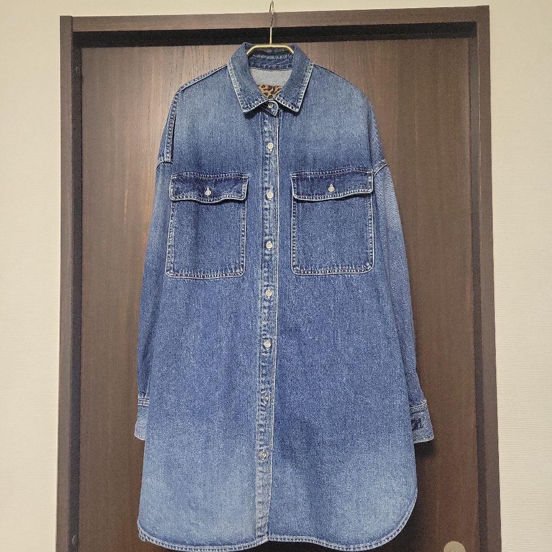 ウィムガゼット　【インフルエンサーコラボ】刺繍デニムシャツ