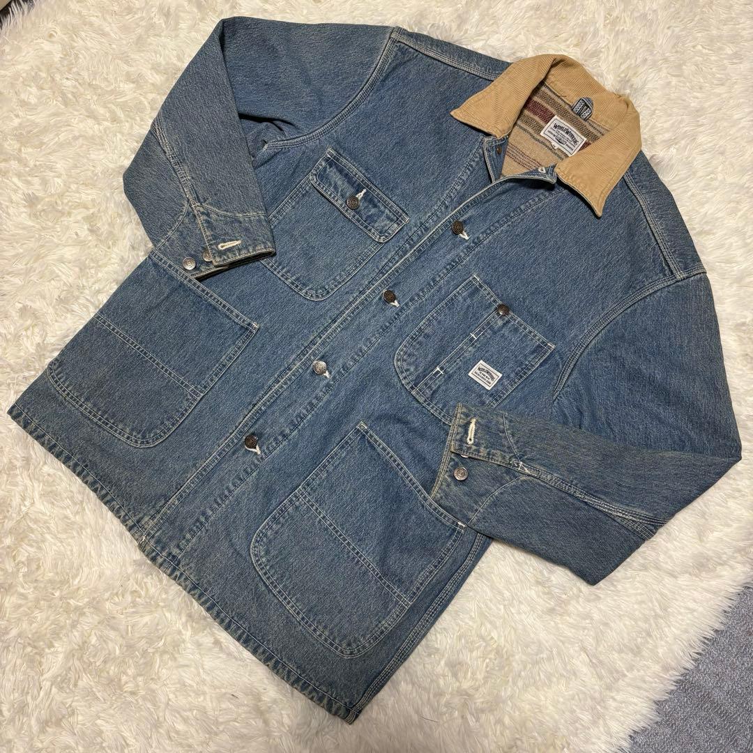 WORLD WORKERS BIG JOHN カバーオール 裏地ブランケット L