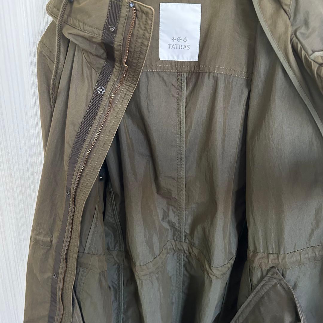 TATRAS タトラス LITTOモッズコート オリーブ ダウンライナーなし L